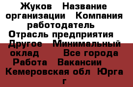 Жуков › Название организации ­ Компания-работодатель › Отрасль предприятия ­ Другое › Минимальный оклад ­ 1 - Все города Работа » Вакансии   . Кемеровская обл.,Юрга г.